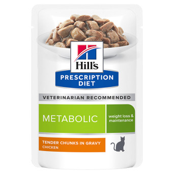 Hill's - Prescription Diet Metabolic con Pollo - 85GR (Gatto) - 