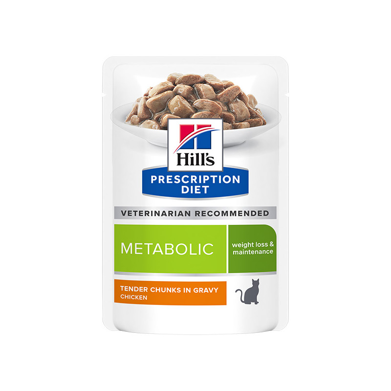 Hill's - Prescription Diet Metabolic avec Poulet 85 g (Chat)