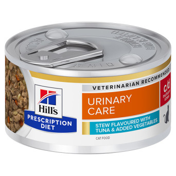 Hill's - Prescription Diet Cat c/d Multicare Stress Urinary Care Spezzatino con Tonno e Verdure - 82GR (Gatto) - 