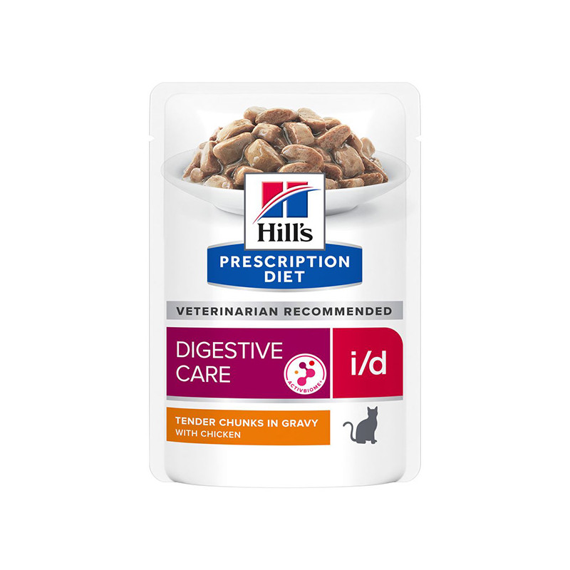 Hill's - Prescription Diet i/d con Pollo in Bocconcini - 85GR (Gatto) Hill's - Prescription Diet i/d con Pollo in Bocconcini - 85GR (Gatto)