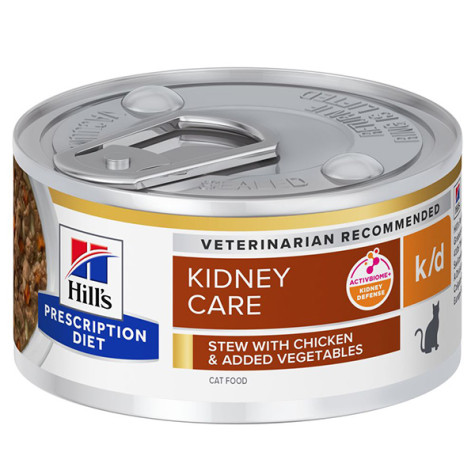Hill's - Prescription Diet Stew k/d Spezzatino con Pollo e Verdure Aggiunte - 82GR (Gatto) - 