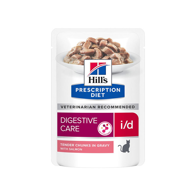 Hill's - Prescription Diet i/d mit Häppchen von Lachs - 85GR (Katze)