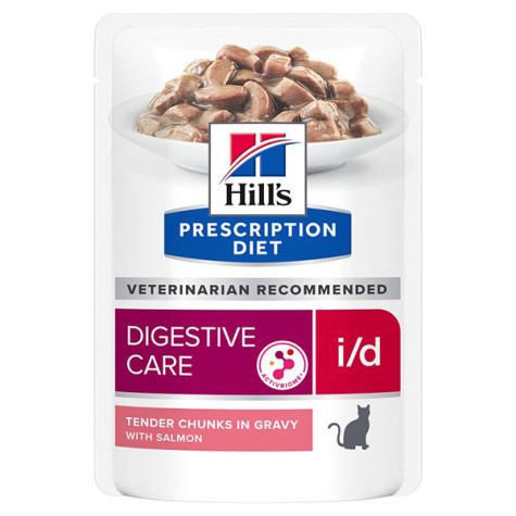 Hill's - Prescription Diet i/d con Bocconcini di Salmone - 85GR (Gatto) - 