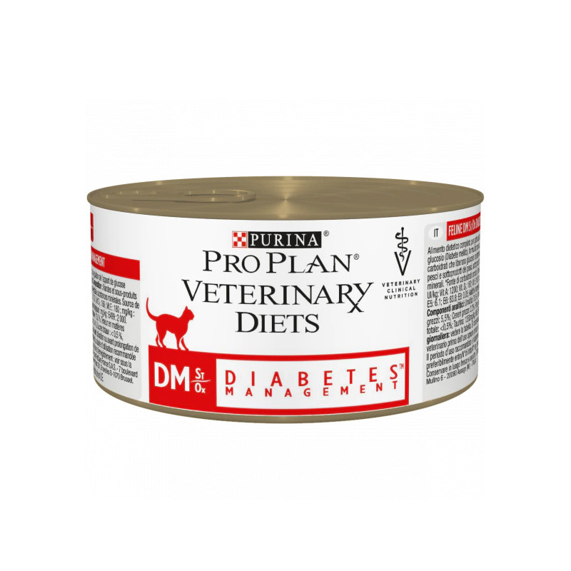 Purina - Pro Plan Veterinary Diets Diabetes Management DM St/Ox - 10 Bustine da 85Gr - Pollo (Gatto) Purina - Pro Plan Veterinary Diets Diabetes Management DM St/Ox - 10 Bustine da 85Gr - Pollo (Gatto)