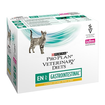 Purina - Pro Plan Veterinary Diets Gastrointestinal EN con Pollo - 10X85GR (Gatto) - 