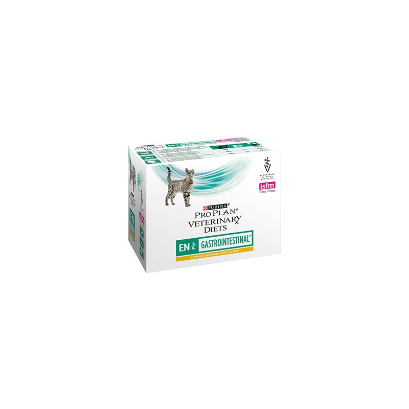 Purina - Pro Plan Veterinary Diets Gastrointestinal EN with Chicken - 10X85GR (Cat) Purina - Pro Plan Veterinary Diets Gastrointestinal EN with Chicken - 10X85GR (Cat)