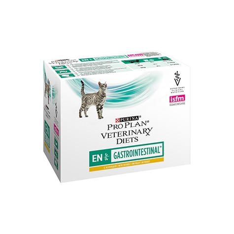 Purina - Pro Plan Veterinary Diets Gastrointestinal EN con Pollo - 10X85GR (Gatto) - 