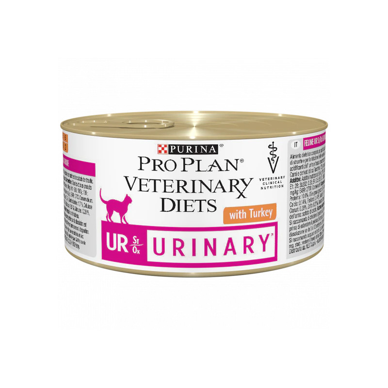 Purina - Pro Plan Veterinary Diets Urinary UR St/Ox Mousse Tacchino - 195GR (Gatto) Purina - Pro Plan Veterinary Diets Urinary UR St/Ox Mousse Tacchino - 195GR (Gatto)
