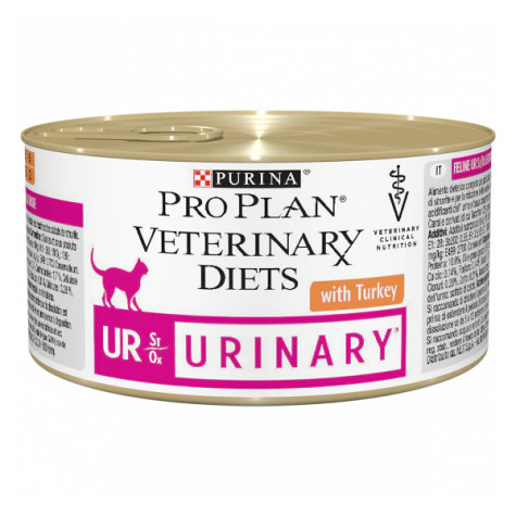 Purina - Pro Plan Veterinary Diets Urinary UR St/Ox Mousse Tacchino - 195GR (Gatto) - 