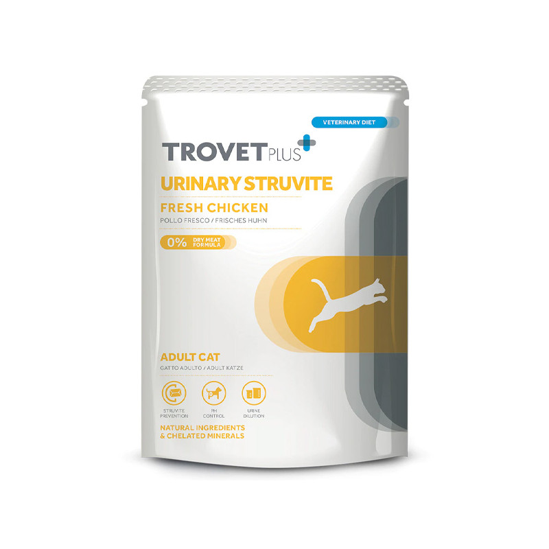 Trovet - Plus Cat Adult Urinary Struvite Pollo Fresco - 2,50KG (Gatto) Trovet - Plus Cat Adult Urinary Struvite Pollo Fresco - 2,50KG (Gatto)