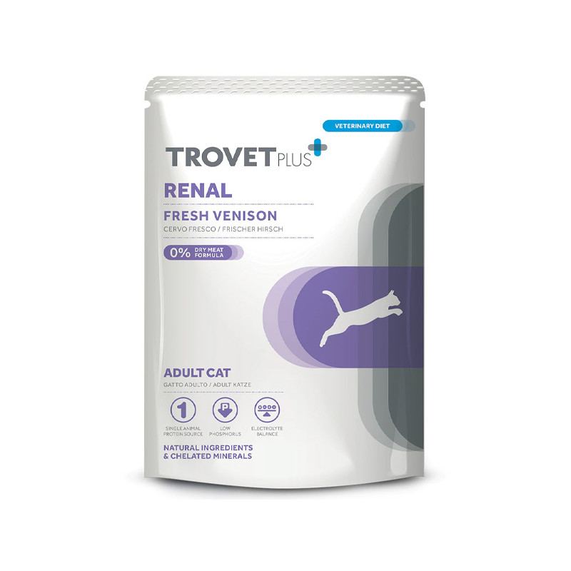 Trovet - Plus Cat Renal Venison Fresco - 85GR (Cat)
