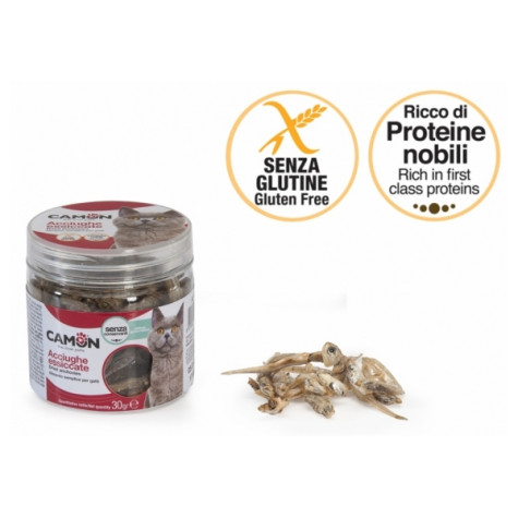 Camon - Acciughe Essiccate - 30GR (Gatto) - 