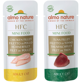 Almo Nature - HFC Green Label Mini-Food - 3GR - Tonno (Gatto) - 
