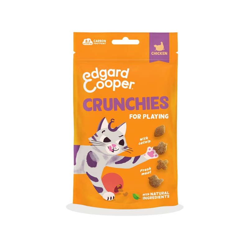 Edgard&Cooper - Snack Cat Crunchies with Chicken - 50GR (Cat) Edgard&Cooper - Snack Cat Crunchies with Chicken - 50GR (Cat)