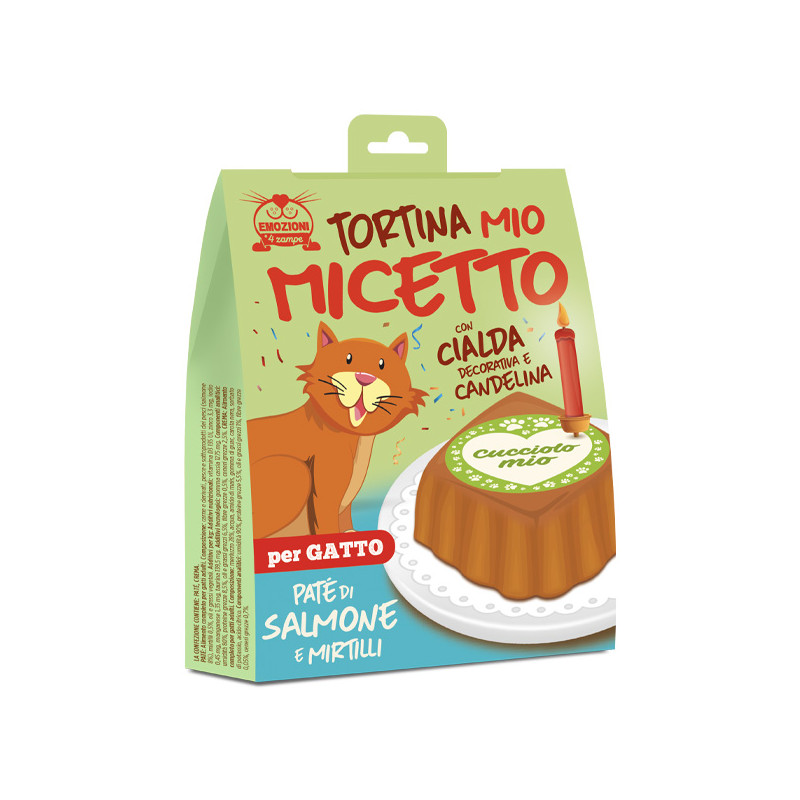 Coltivia - Tortina Mio Micetto al Saumon pour Chats Kitten - 1 Coffret Complet (Chat)