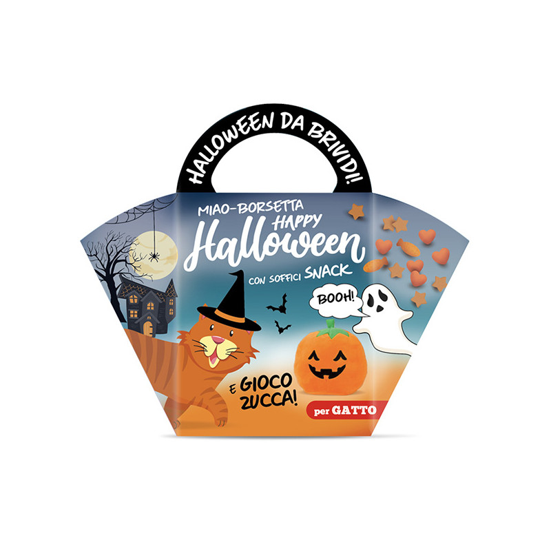 Coltivia - Happy Halloween Kit for Cat with Can Soffici Snack and Gioco Pumpkin - 1 Box Completo (Cat) Coltivia - Happy Halloween Kit for Cat with Can Soffici Snack and Gioco Pumpkin - 1 Box Completo (Cat)