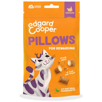Edgard&Cooper - Snack Cat Pillows al Pollo - 60GR (Gatto) - 