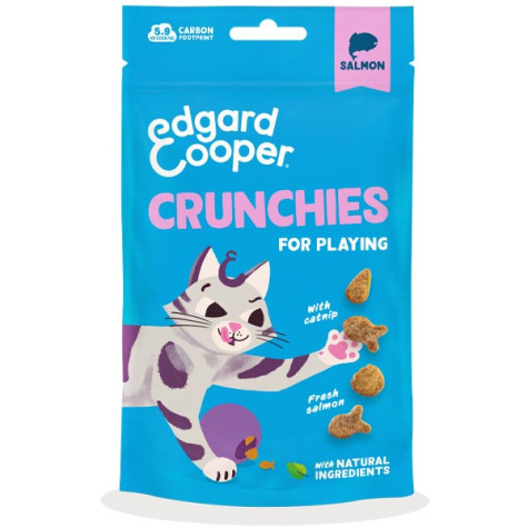 Edgard&Cooper - Snack Cat Crunchies al Salmone - 50GR (Gatto) -