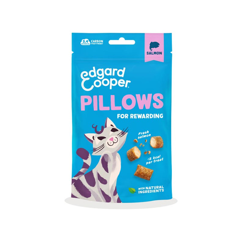 Edgard&Cooper - Snack Cat Pillows mit Lachs - 60GR (Katze)