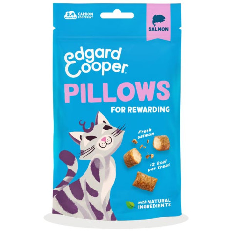 Edgard&Cooper - Snack Cat Pillows al Salmone - 60GR (Gatto) - 