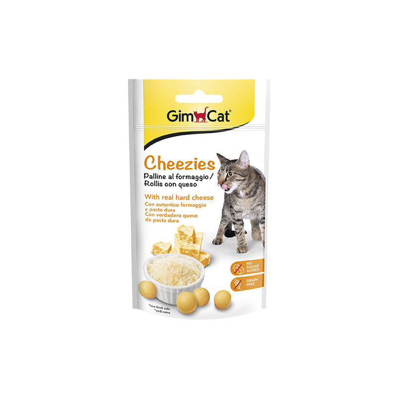 Gimborn Italia - GimCat Cheezies Palline mit Käse - 50GR (Katze) Gimborn Italia - GimCat Cheezies Palline mit Käse - 50GR (Katze)