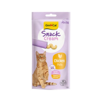 Gimborn Italia - Gimcat Snack Cream Pollo - 6x15GR (Gatto) - 