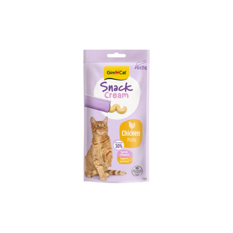 Gimborn Italia - Gimcat Snack Cream Poulet - 6x15 g (Chat)
