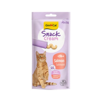 Gimborn Italia - Gimcat Snack Cream Salmone - 6x15GR (Gatto) - 