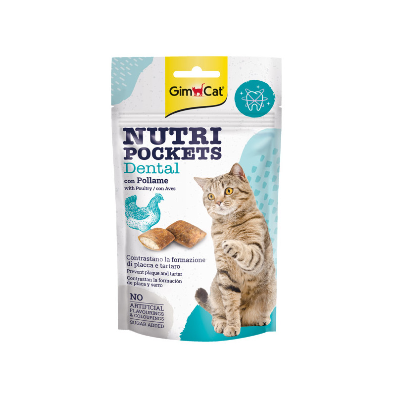 Gimborn Italia - Gimcat Nutripockets Dental - 60GR (Cat)