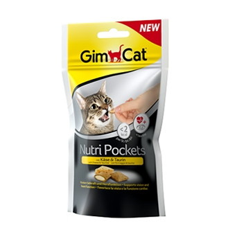 Gimborn Italia - Nutripockets con Formaggio e Taurina - 60GR (Gatto) - 