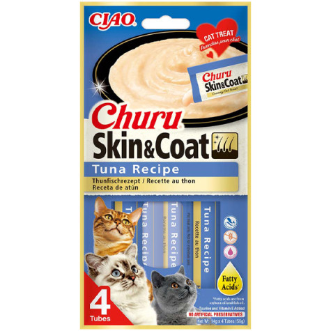 Inaba - Churu Skin&coat al tonno - 4 Sticks x 14Gr. (Gatto) - 