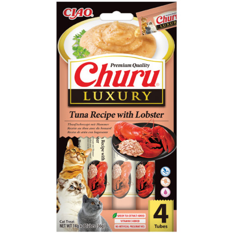 Inaba - Churu Luxury al tonno e aragosta - 4 Sticks x 14Gr. (Gatto) - 