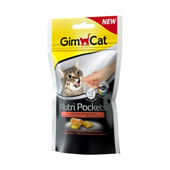 Gimborn Italia - Nutripockets con Salmone & Omega - 60GR (Gatto) - 