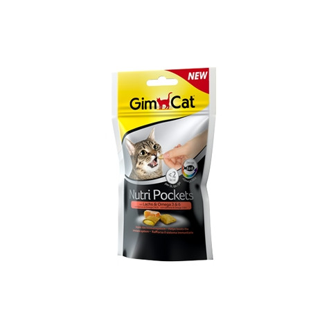 Gimborn Italia - Nutripockets con Salmone & Omega - 60GR (Gatto) - 