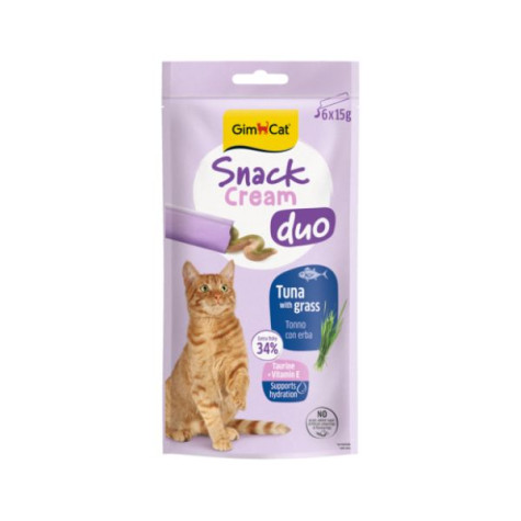 Gimborn Italia - Gimcat Snack Cream Duo Tonno con Erba - Snack (Gatto) - 