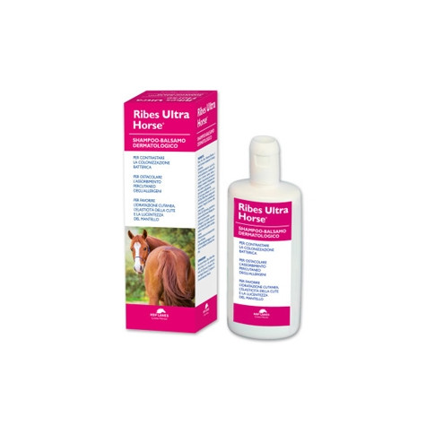 Nbf Lanes - Ribes Ultra Horse Shampoo-Balsamo Dermatologico - 1LT (Cavallo) - 