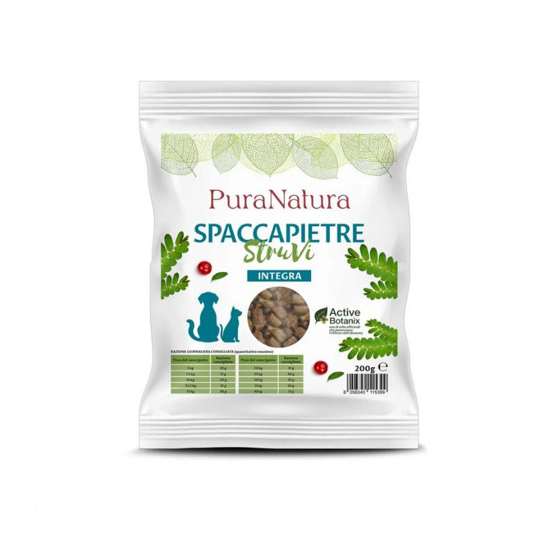 Pura Natura - Integratore Spaccapietre Struvi - 200GR (Dog and Cat) Pura Natura - Integratore Spaccapietre Struvi - 200GR (Dog and Cat)