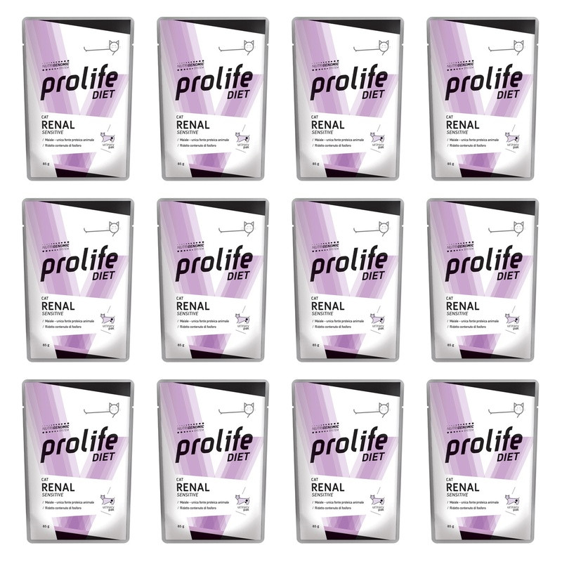 Prolife - Prolife Veterinary Renal Sensitive 85 g.x12 Prolife - Prolife Veterinary Renal Sensitive 85 g.x12