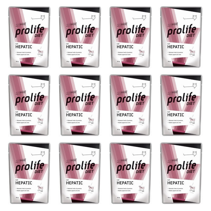 Prolife - Prolife Veterinary Hepatic 85 g.x12 Prolife - Prolife Veterinary Hepatic 85 g.x12