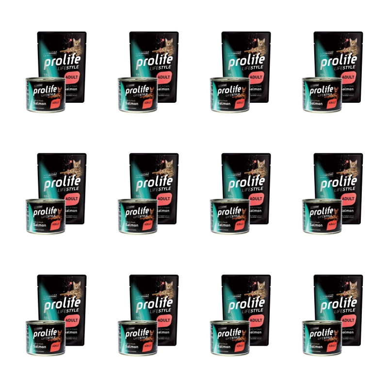Prolife - Life Style Adult Salmon 85 g.x12 Prolife - Life Style Adult Salmon 85 g.x12
