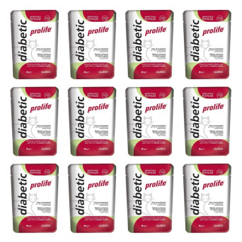 Prolife - Prolife Veterinary Diabetic 12x85gr - 
