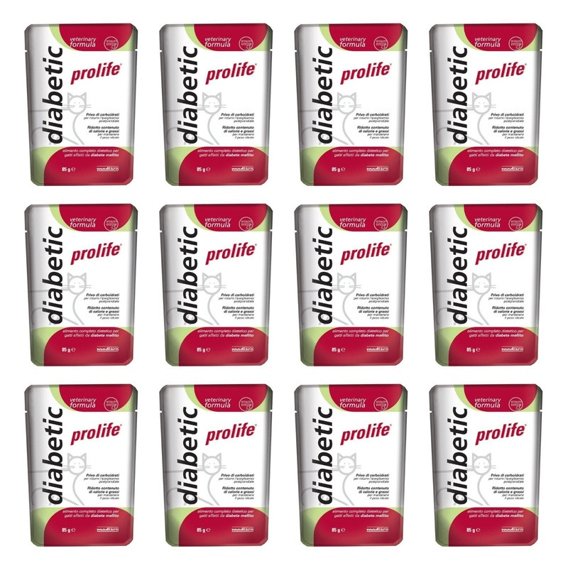 Prolife - Prolife Veterinary Diabetic 12 x 85 g Prolife - Prolife Veterinary Diabetic 12 x 85 g