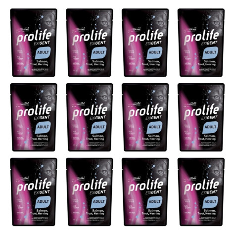 Prolife - Exigent Adult Salmon Trout & Herring 12x85gr - 