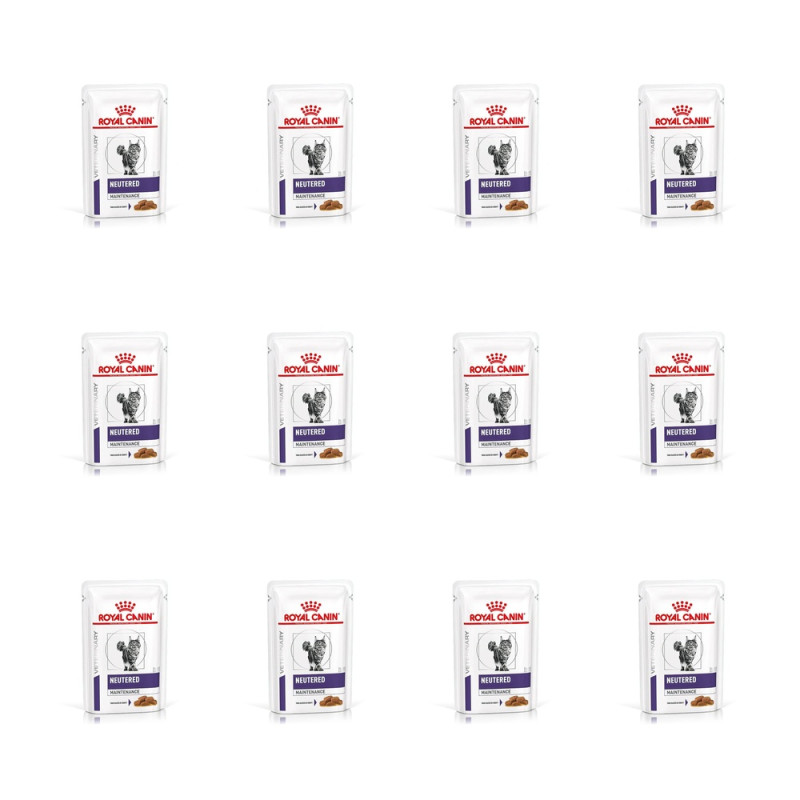 Royal Canin - Veterinary Diet Neutered Adult Bouchées en Sauce - 12x85 g (Chat) Royal Canin - Veterinary Diet Neutered Adult Bouchées en Sauce - 12x85 g (Chat)