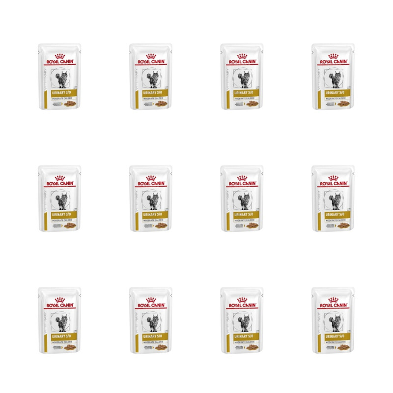 Royal Urinary S/O Moderate Calorie 12 bustine da 85 gr Royal Urinary S/O Moderate Calorie 12 bustine da 85 gr