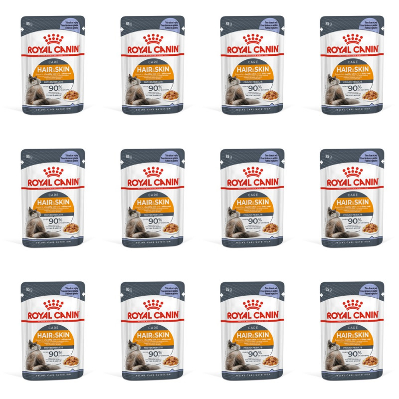 ROYAL CANIN Hair et Skin in Jelly gelatina 12 x 85 g ROYAL CANIN Hair et Skin in Jelly gelatina 12 x 85 g