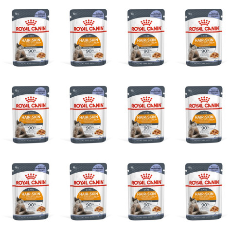 ROYAL CANIN Hair et Skin in Jelly gelatina 12 x 85 g