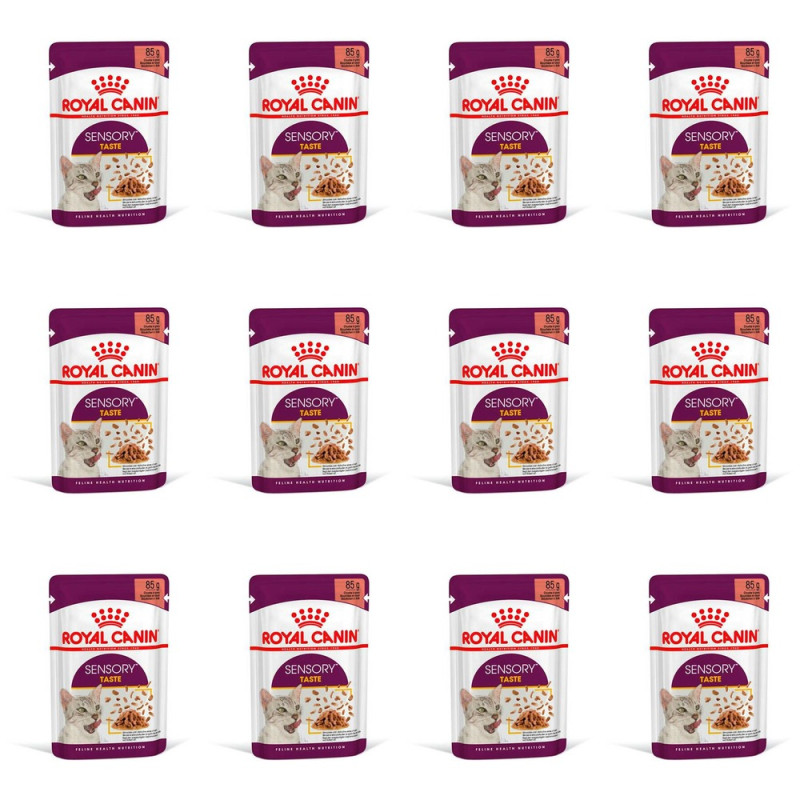 Royal Canin - Sensory Taste strips in sauce 12 X 85 gr. Royal Canin - Sensory Taste strips in sauce 12 X 85 gr.