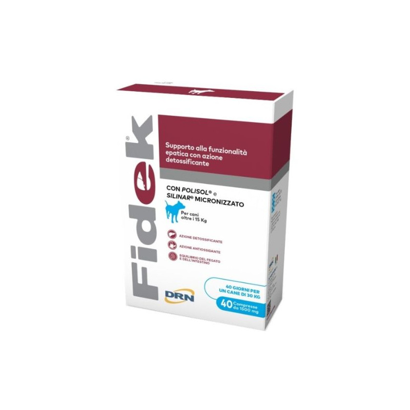 DRN Fidek 1500 mg - 40 Compresse (Cane oltre i 15 kg) DRN Fidek 1500 mg - 40 Compresse (Cane oltre i 15 kg)