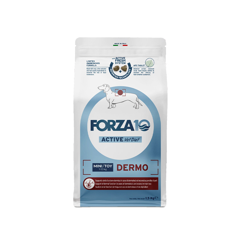Forza10 Active Dog Adult Mini Toy Dermo al Pesce 1,5 kg Forza10 Active Dog Adult Mini Toy Dermo al Pesce 1,5 kg